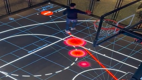 动感篮球光影互动科技装置定制