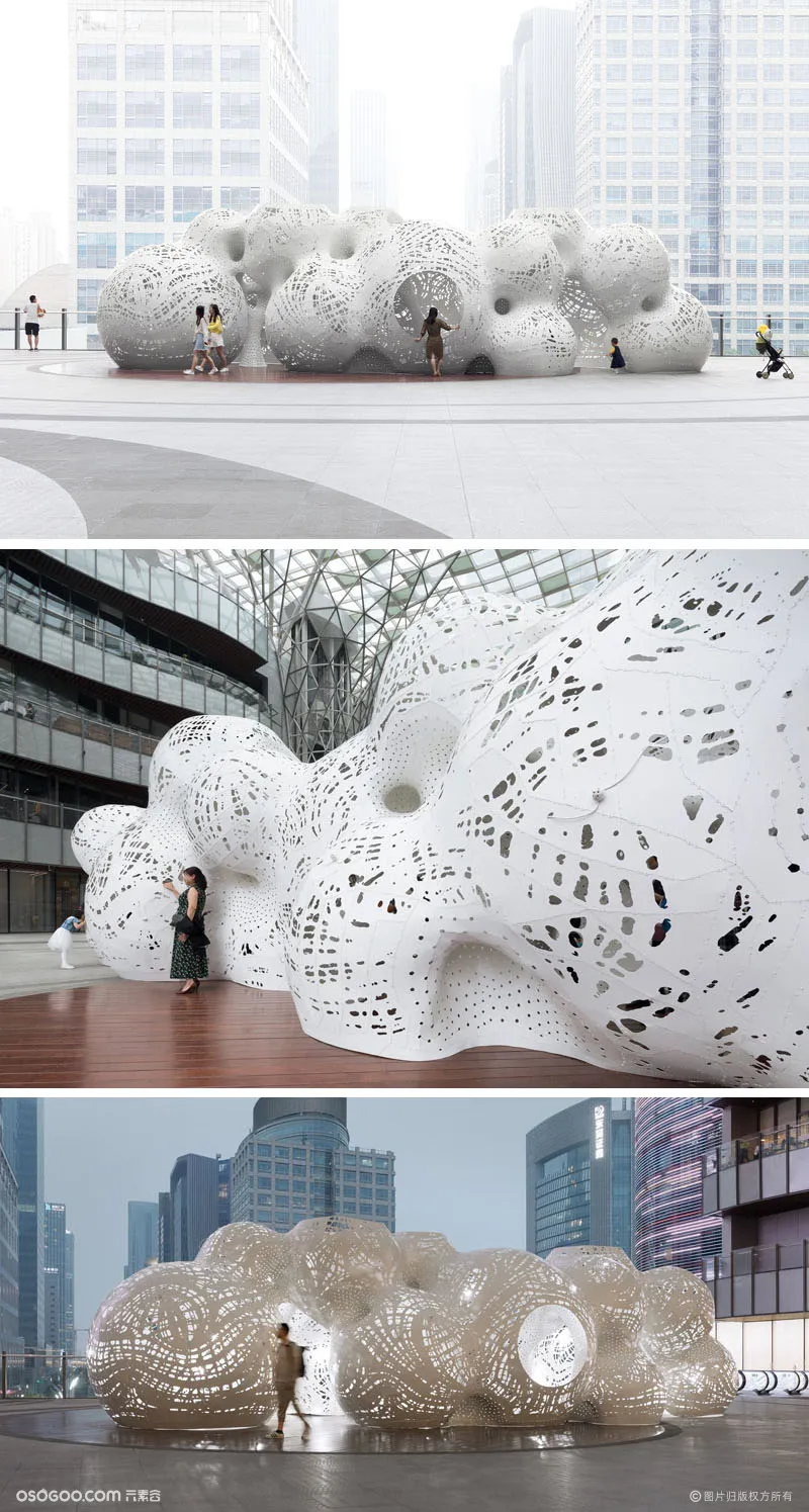 中国新开发的雕塑户外展馆