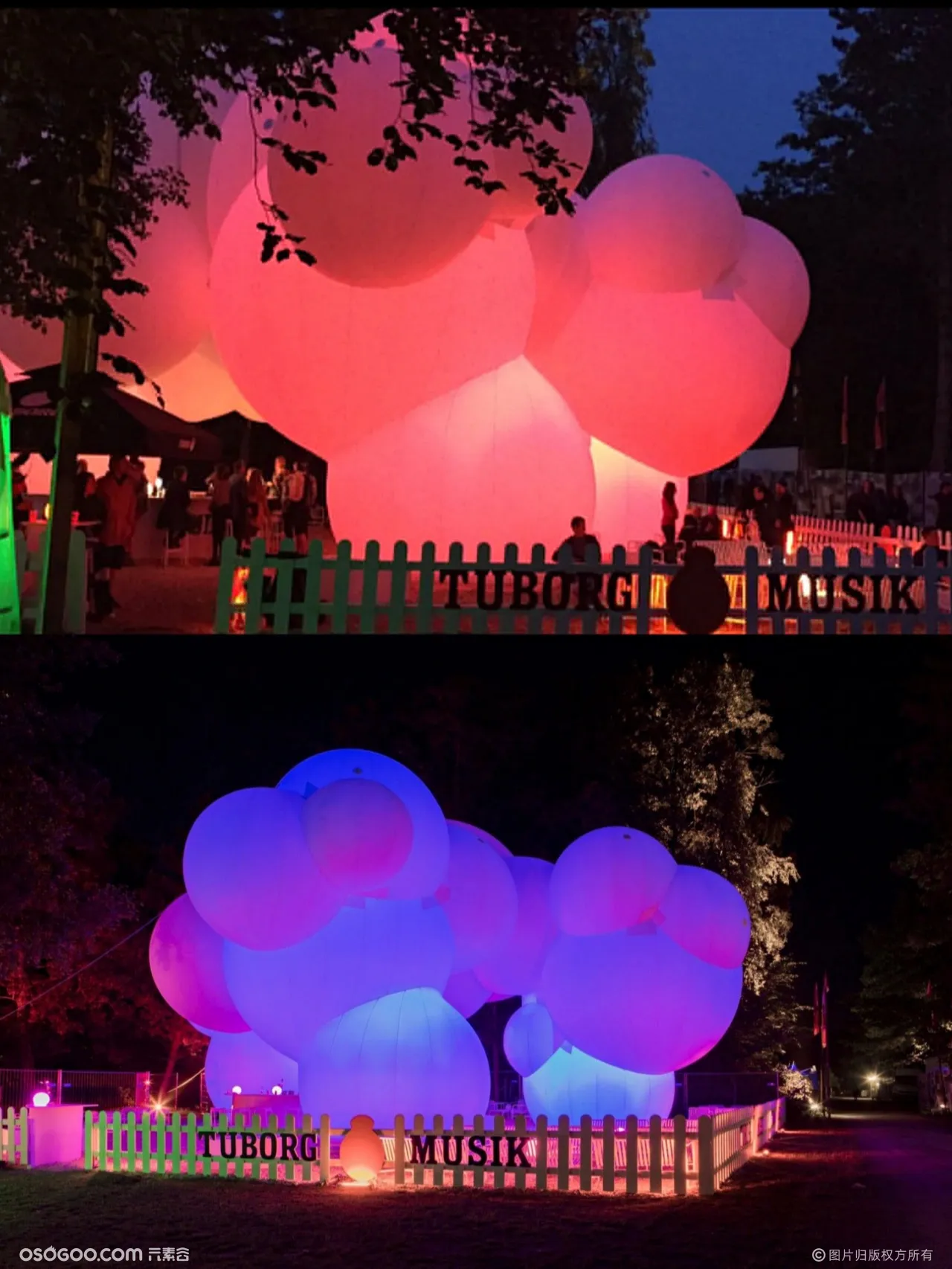 巨型SKUM充气泡沫展览馆|音乐节市集景观美陈装置