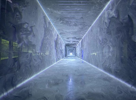 激光隧道 极光氛围 激光时空隧道