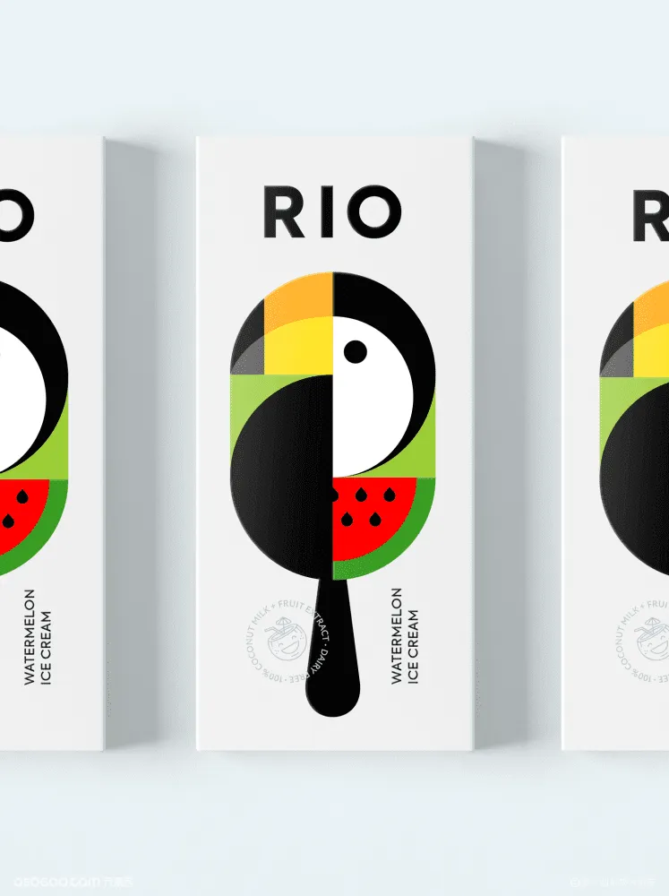 RIO：五颜六色的冰淇淋品牌概念