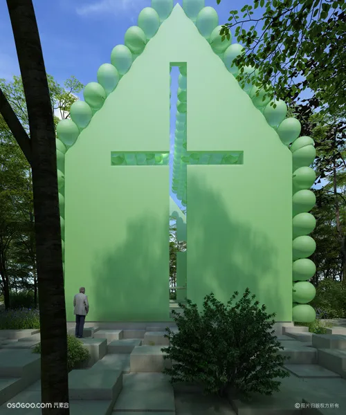 绿色森林小教堂