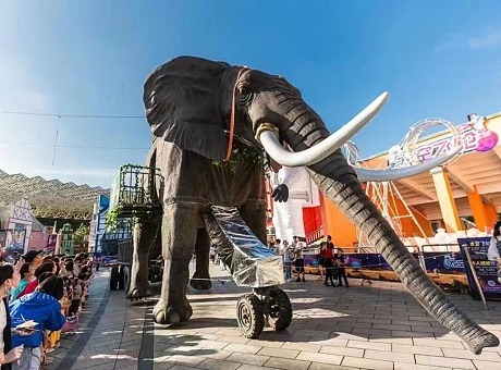 欢乐谷机械大象活动案例 机械大象租赁公司
