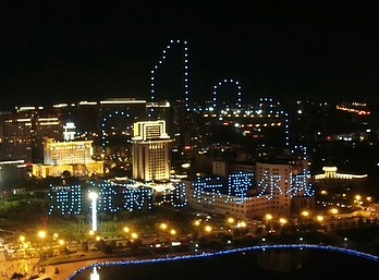 500架无人机浙江东阳摩尔城商业广场造势活动