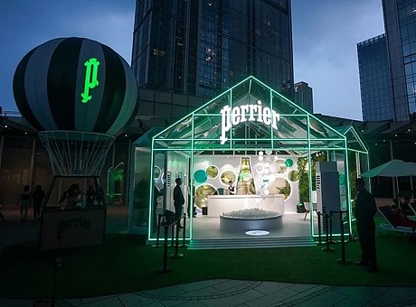 Perrier巴黎水 清新体验“Green House”