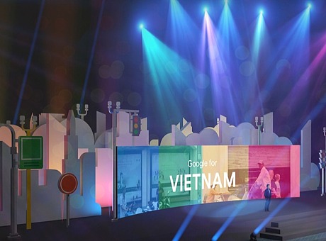 谷歌越南年会设计案例
