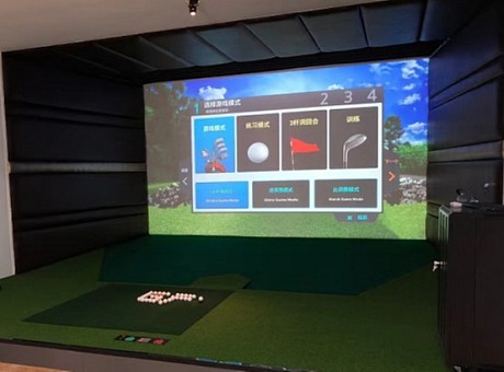 高尔夫模拟器出租/虚拟高尔夫设备出租服务