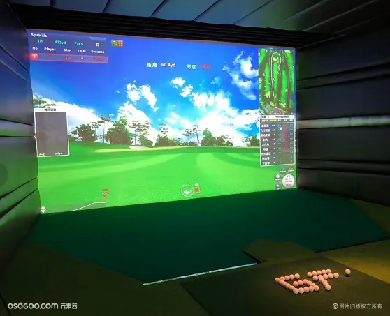 高尔夫模拟器出租/虚拟高尔夫设备出租服务