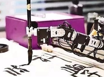 不动创意 机械臂写字 机械臂画画 机械臂表演
