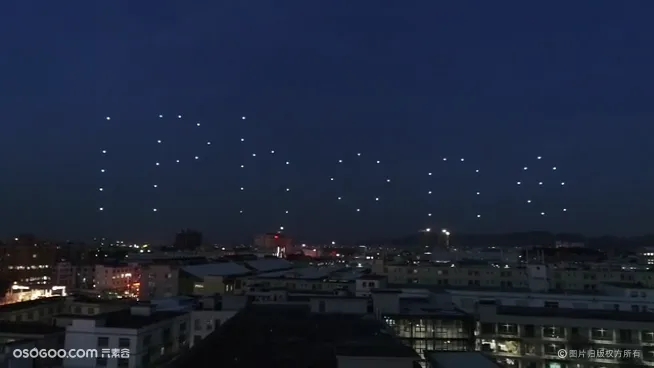 广州苹果发布会 · 室外星空无人机编队秀
