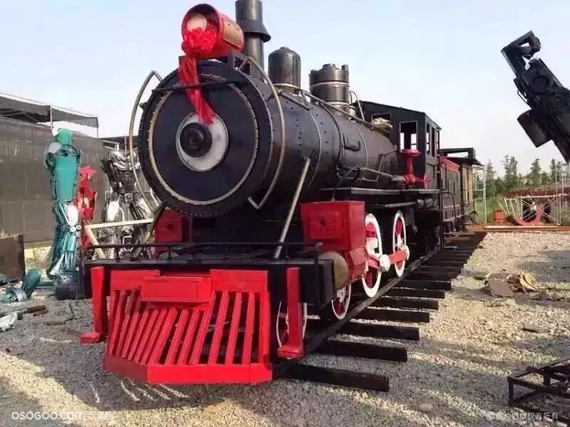 蒸汽复古火车头模型出租出售 厂家生产接受订制