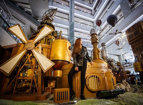 蒸汽朋克动力装置展「时光礼物工场」