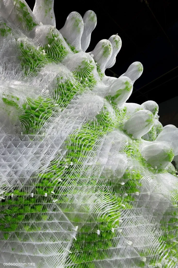 生物数字雕塑体现了空间智能的未来形式