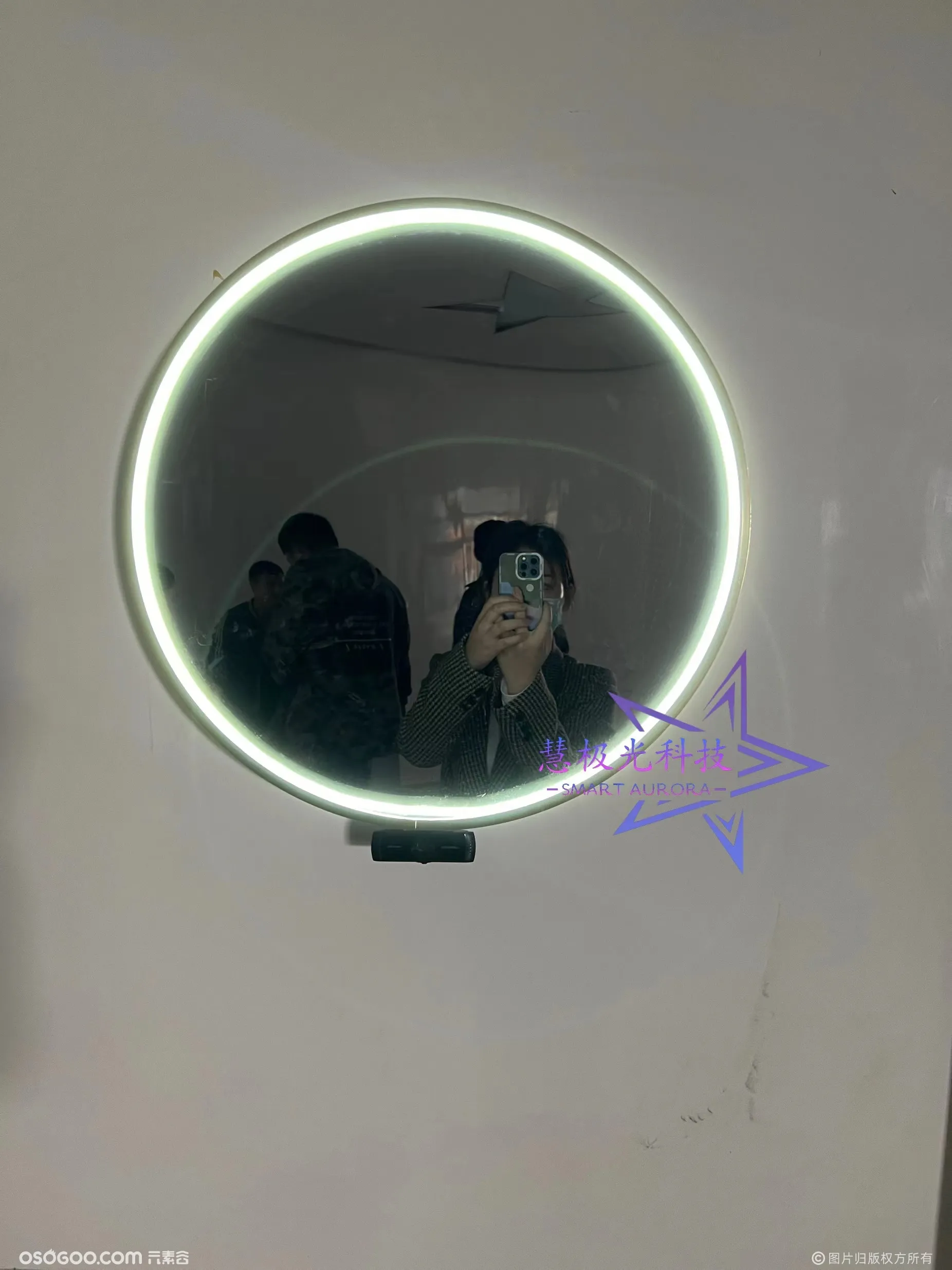 Ar魔镜创意互动装置可以对话拍照的镜子