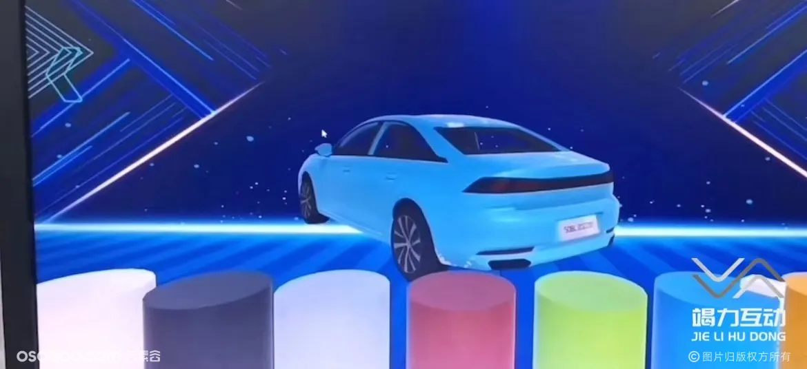 2022汽车涂鸦互动装置