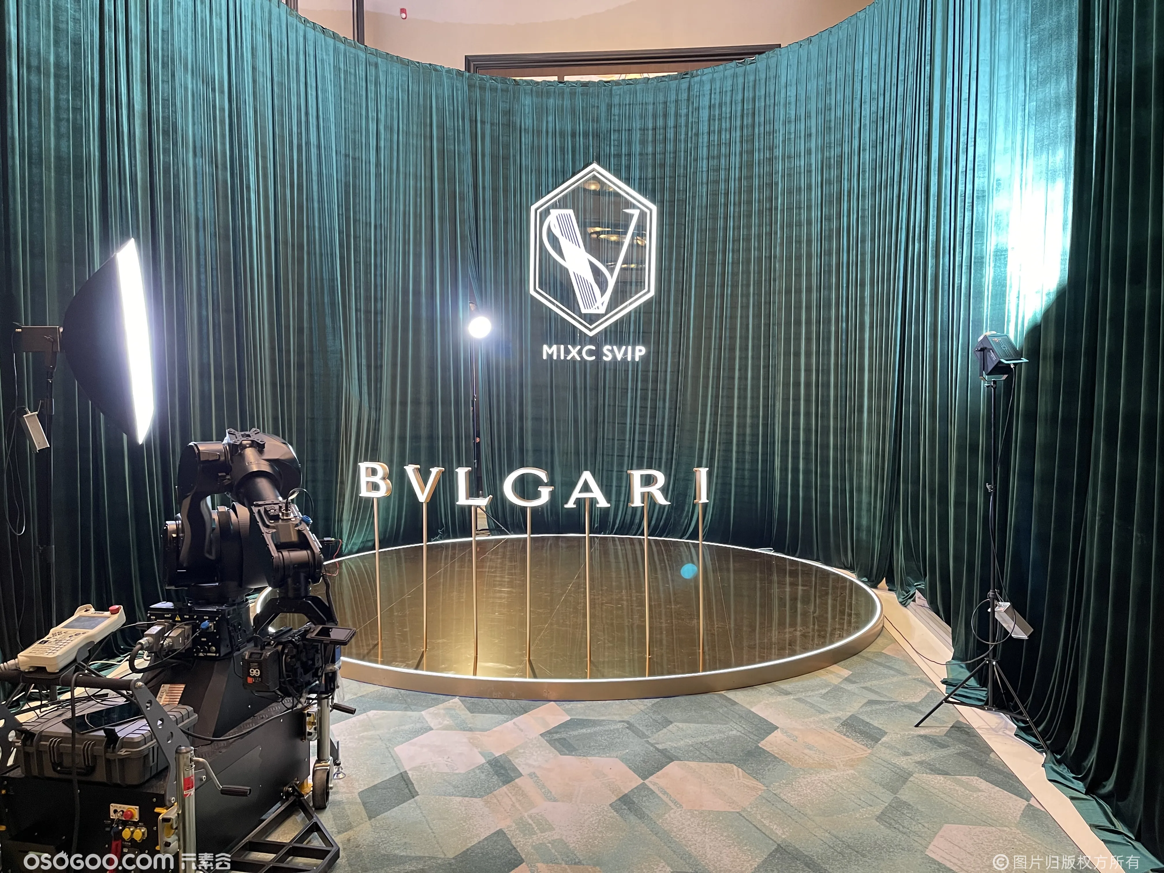 BVLGARI品牌活动/机械臂高速拍摄互动