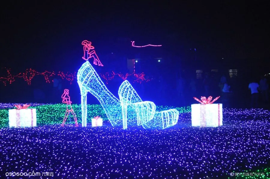 上海幕明户外灯光装饰亮化 景区大型灯光艺术展制作