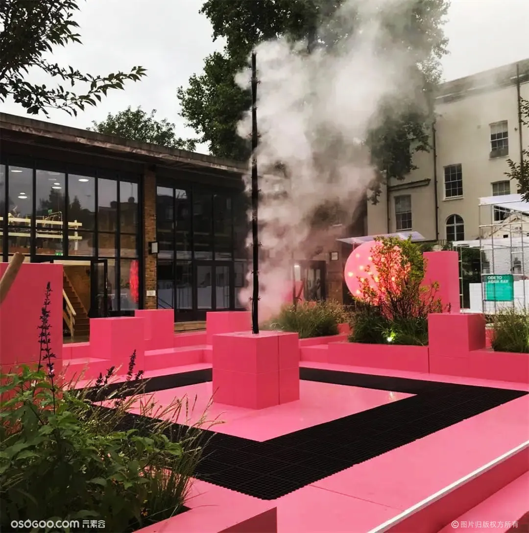 粉色公共装置带你享受放松的「 片刻天堂 」
