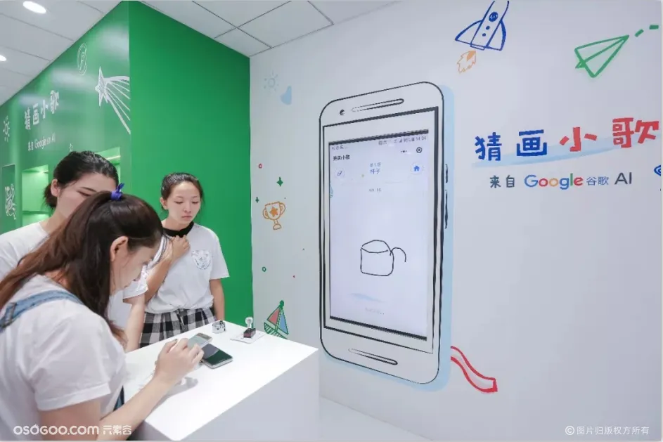 谷歌中国首家快闪店，原来每个人的画都能当钱花?！