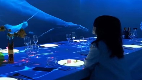 全息投影/沉浸式投影全息投影餐厅/全息投影互动餐厅