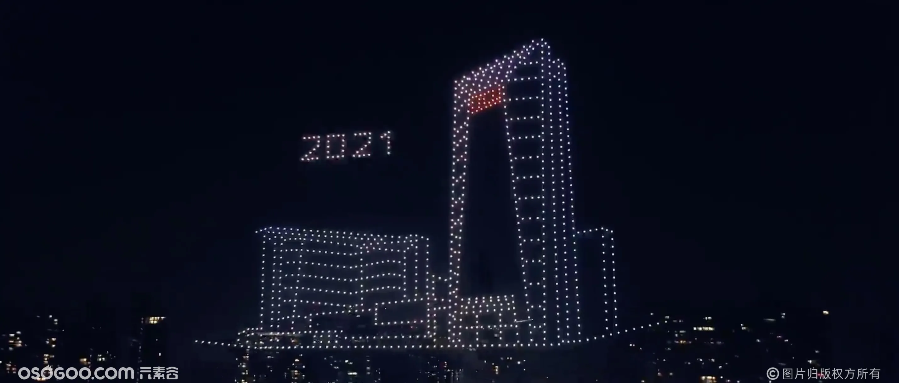 惠州TCL品牌周年庆无人机表演
