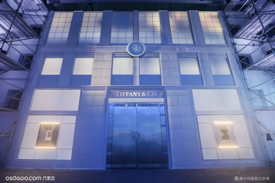 Tiffany&Co直接把纽约街头搬到了上海