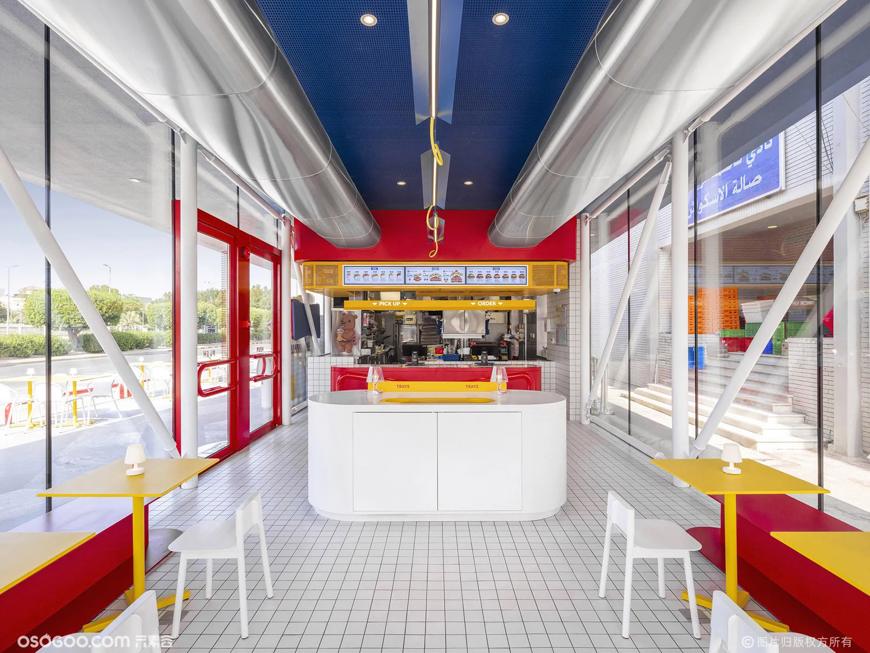 科威特·Pattie Pattie美式加州风汉堡店设计