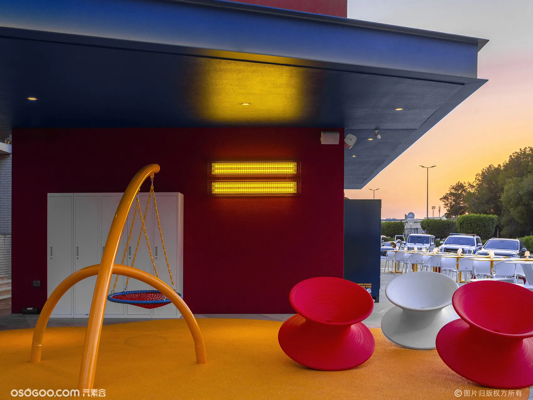 科威特·Pattie Pattie美式加州风汉堡店设计