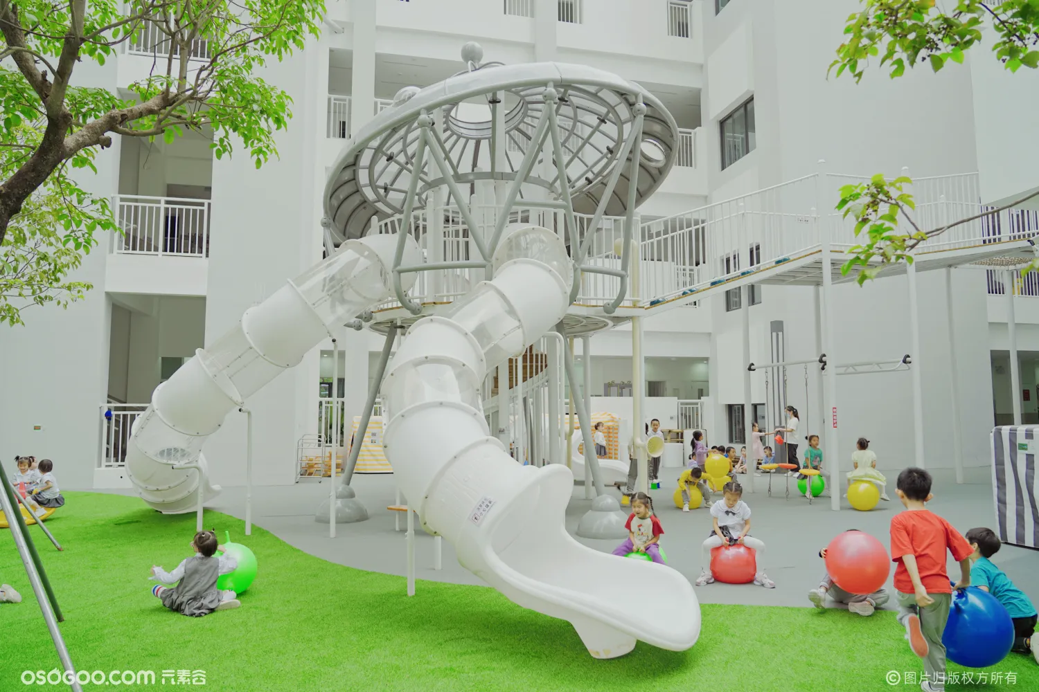 深圳市科语幼儿园游乐设计，星际探索，太空漫步