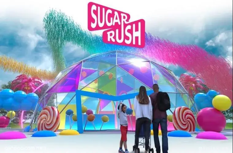 色彩缤纷的糖果主题公园“Sugar Rush”