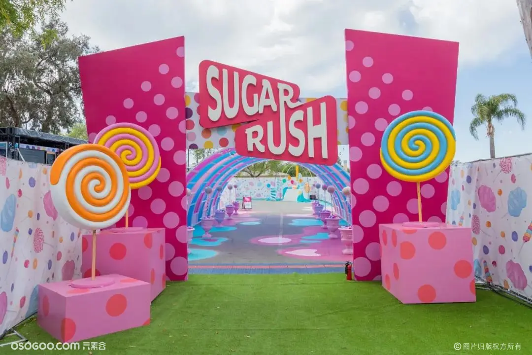 色彩缤纷的糖果主题公园“Sugar Rush”