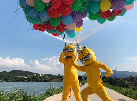 气球放飞气球氦气放飞