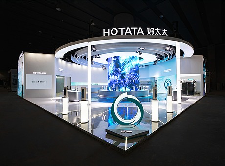 展会设计丨HOTATA 好太太2022建博会展台设计搭建