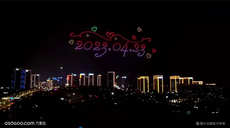 济南300架无人机庆祝生日祝福、无人机表演