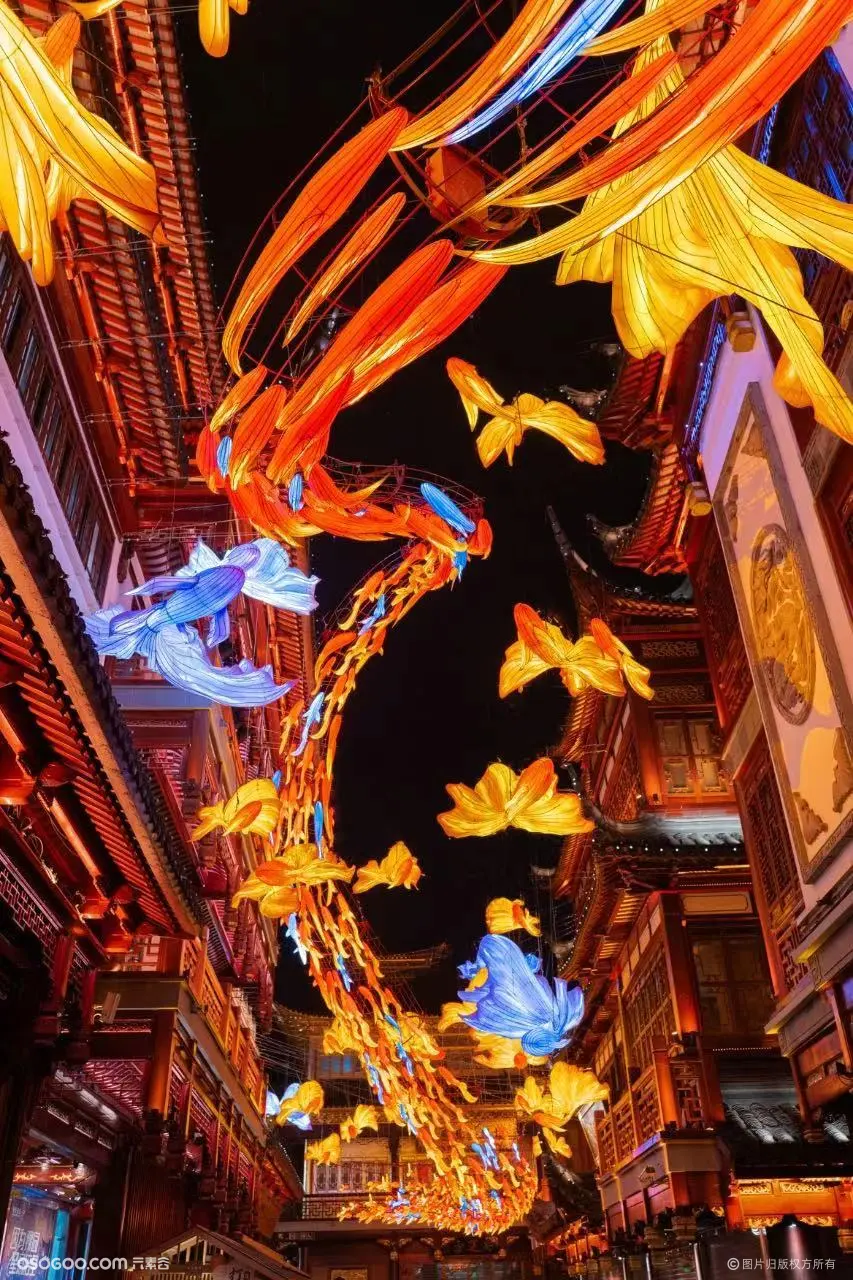  「 一夜鱼龙舞 」2024上海豫园灯会主题灯组