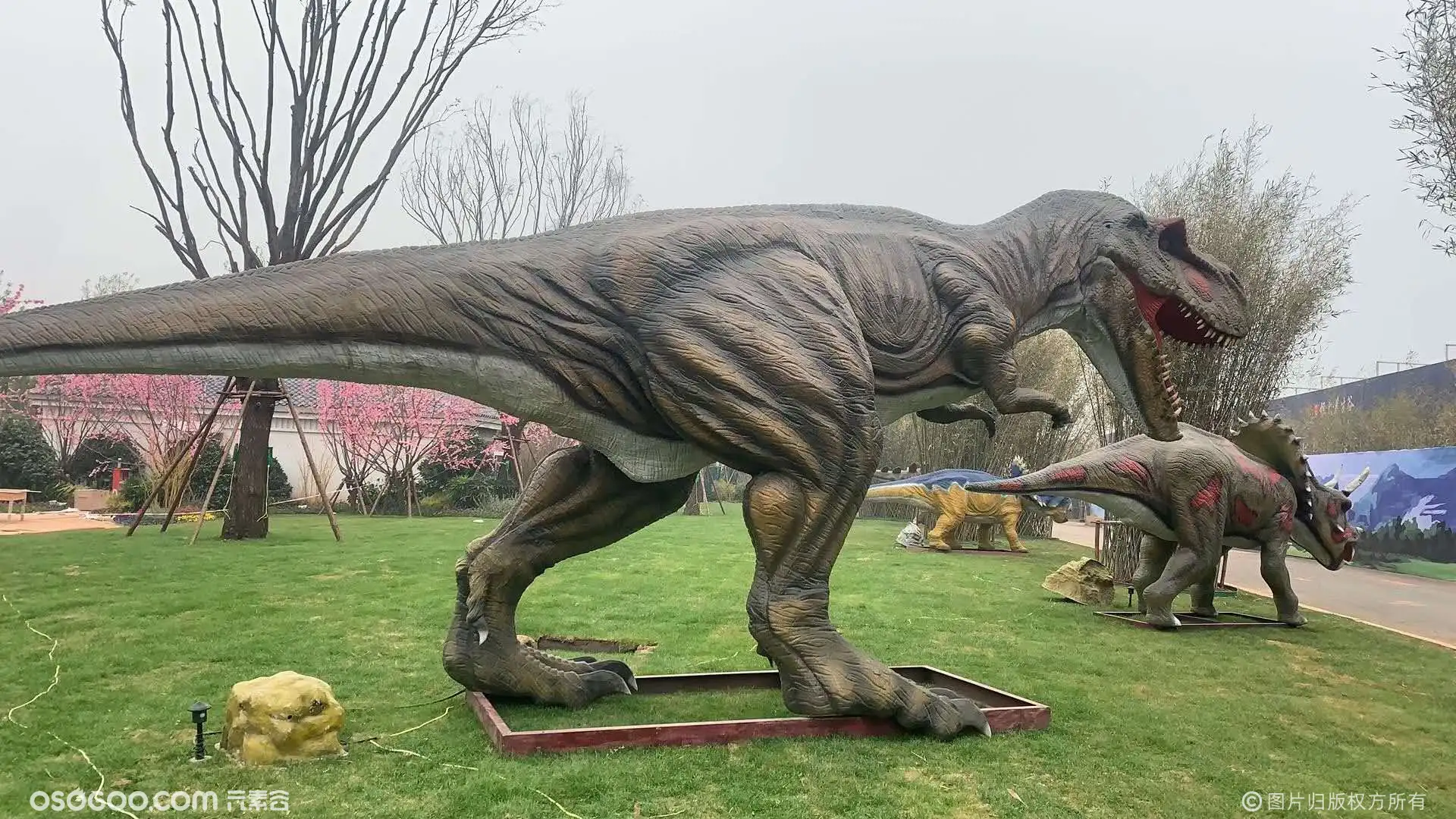 大型仿真侏罗纪时代恐龙展承接各种展览活动道具租赁