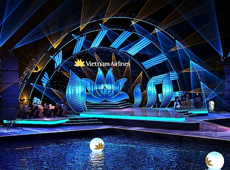 水上舞台设计案例|越南航空
