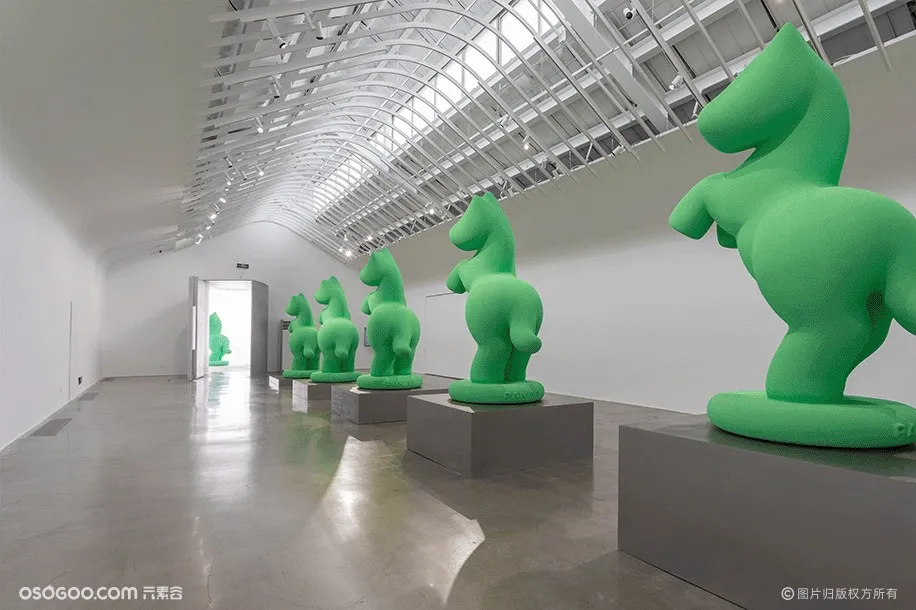 「绿码，绿马——萌态化的立体符号」艺术展