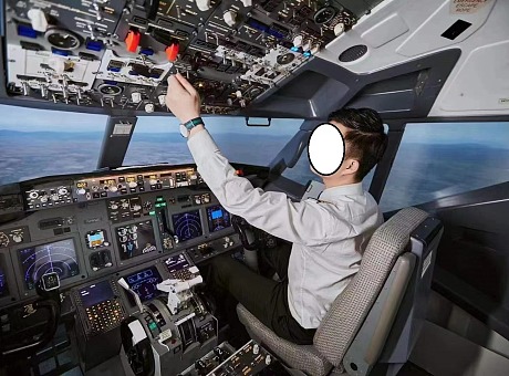 飞机模拟器  飞行模拟器 科技展 驾驶舱