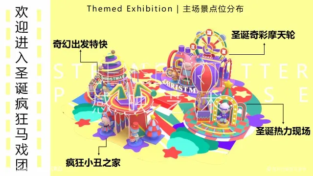 【圣诞疯狂马戏团】中国妙趣生活艺术家IP美陈装置展