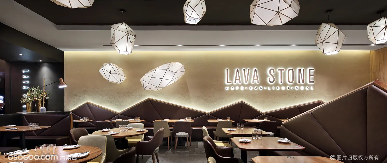 西餐厅空间设计，原石牛扒，身处浮光里，沉心如原石