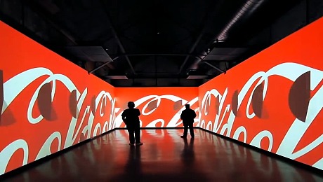 可口可乐全球盛典战略品牌发布会沉浸式空间投影视觉秀