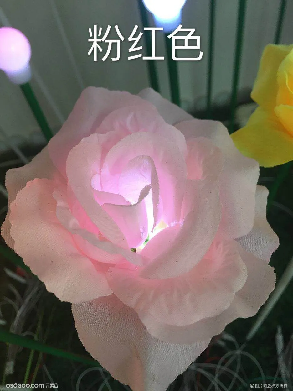 LED发光玫瑰花郁金香