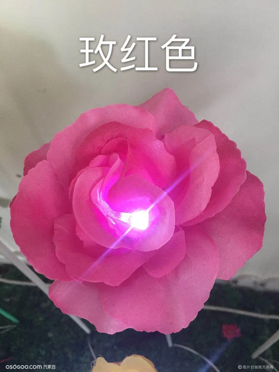 LED发光玫瑰花郁金香