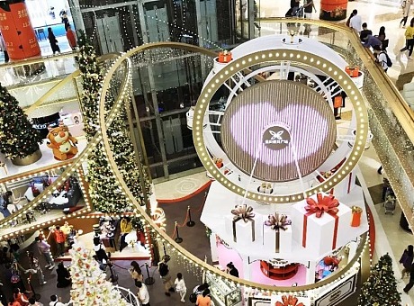 2018深圳五大购物中心圣诞美陈