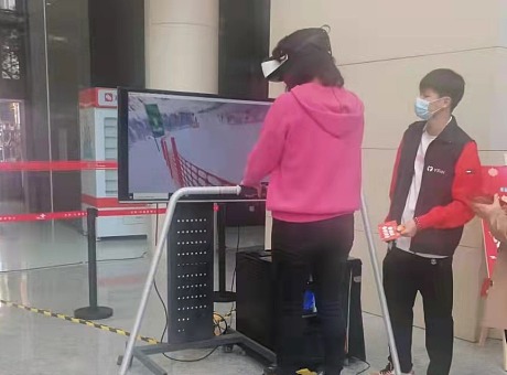 电子滑雪游戏设备 VR滑雪机租赁 体感滑雪游戏道具租赁