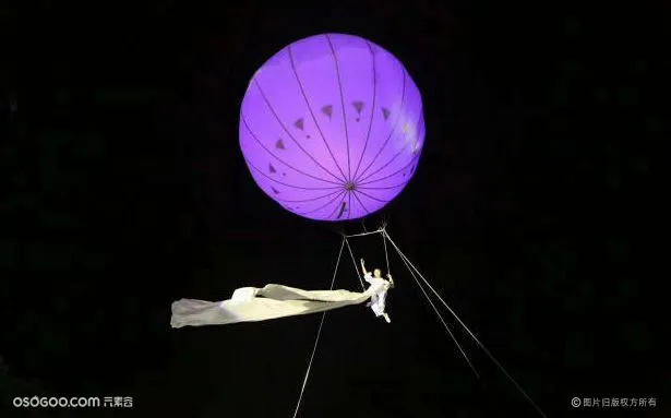 《空中气球芭蕾》：空中威亚特技类节目表演，欢迎咨询预订演出