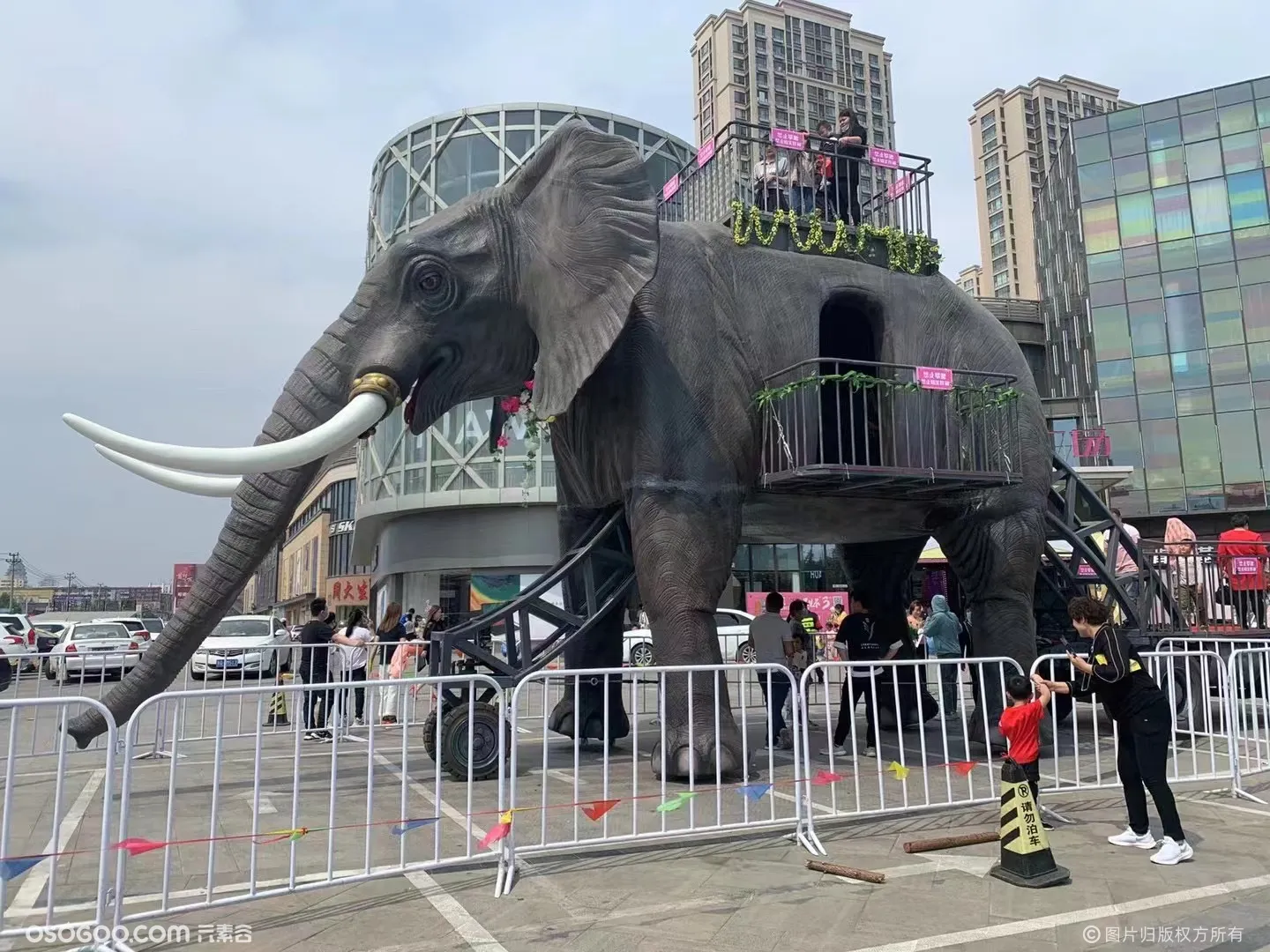 仿真机械大象出租出售大型模型大象道具租赁