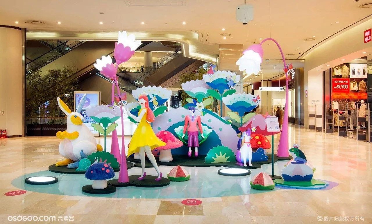 乐天 Lotte World Mall 春季活动视觉设计