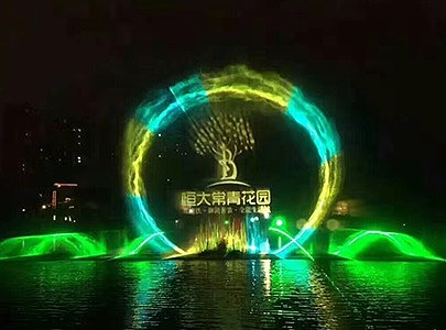 广东最精彩的全息激光水幕秀